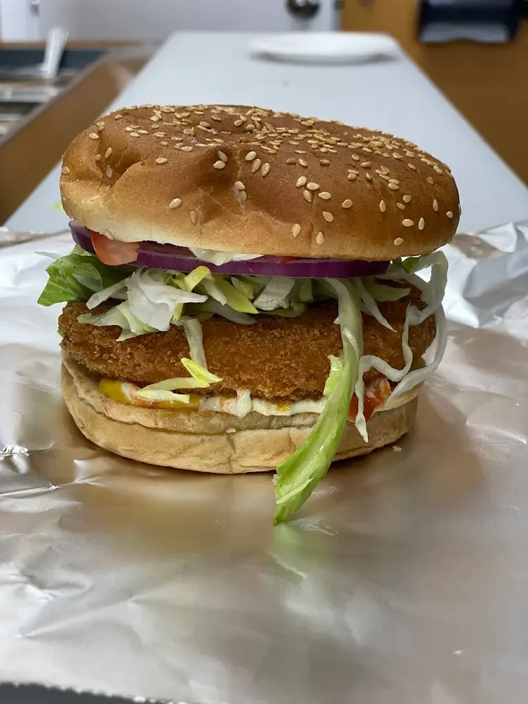 Pizza Talks Famous Burger in Edmonton, AB
