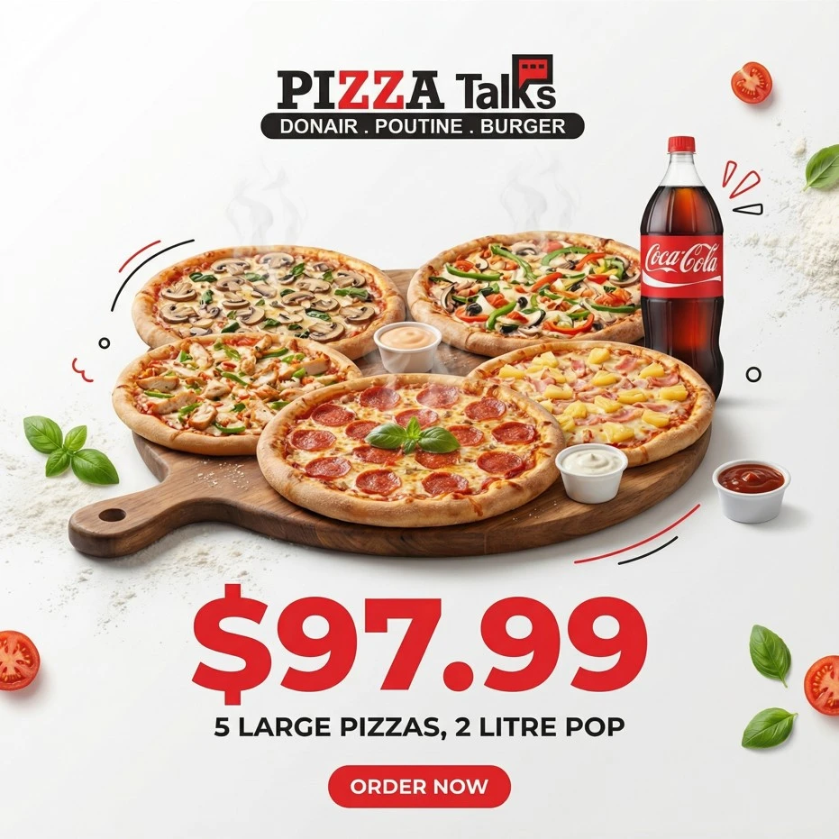 Pizza Talks & Donair - Meatball Sandwich Deal Edmonton