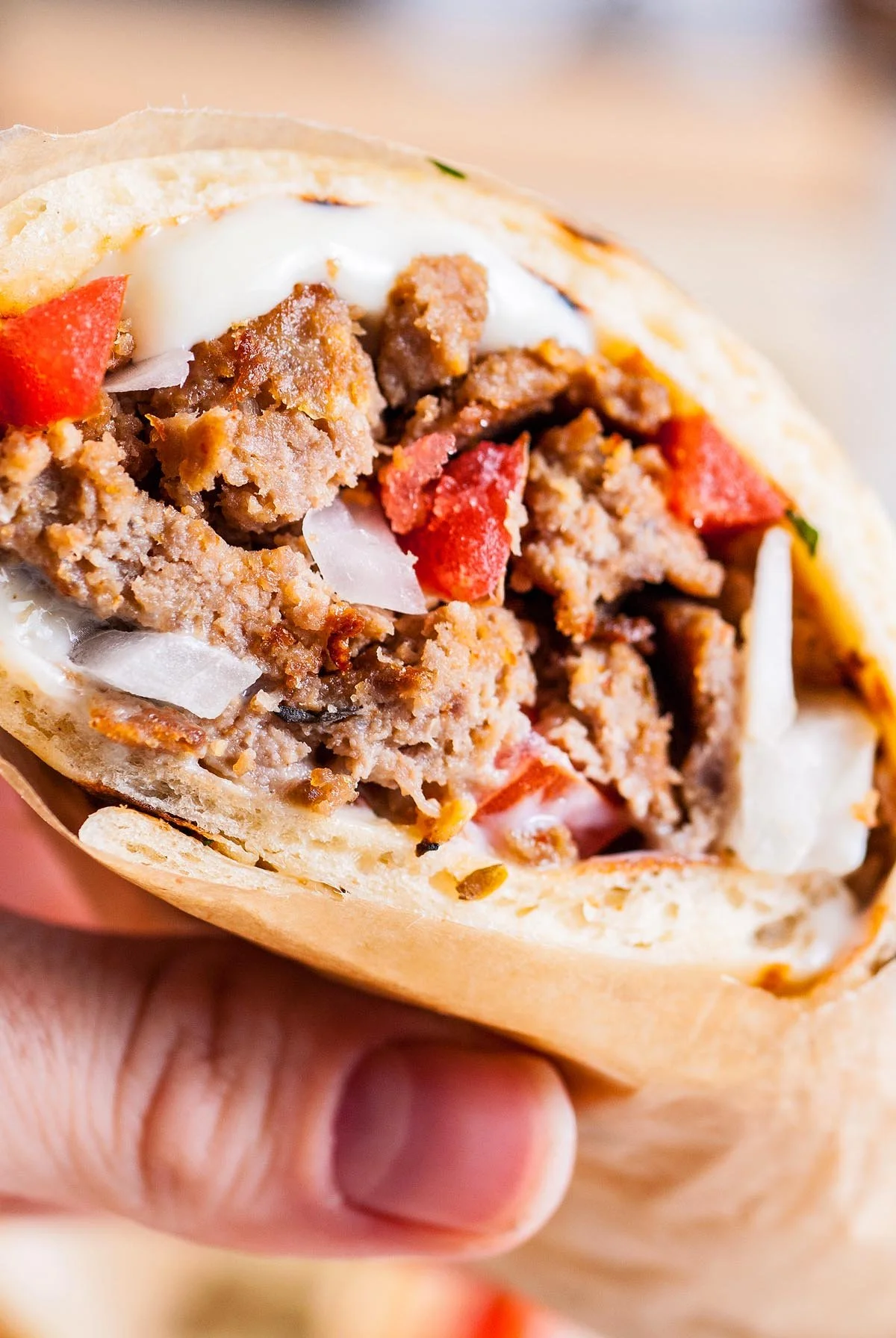 Regular Cheese Donair at Pizza Talks & Donair in Edmonton
